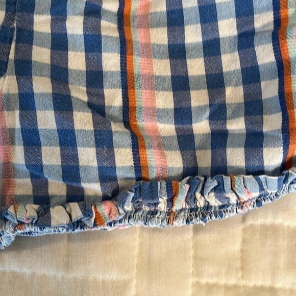 Mini Boden Girl’s 7 Years 122 cm Blue And Orange Shorts GUC - Picture 5 of 5